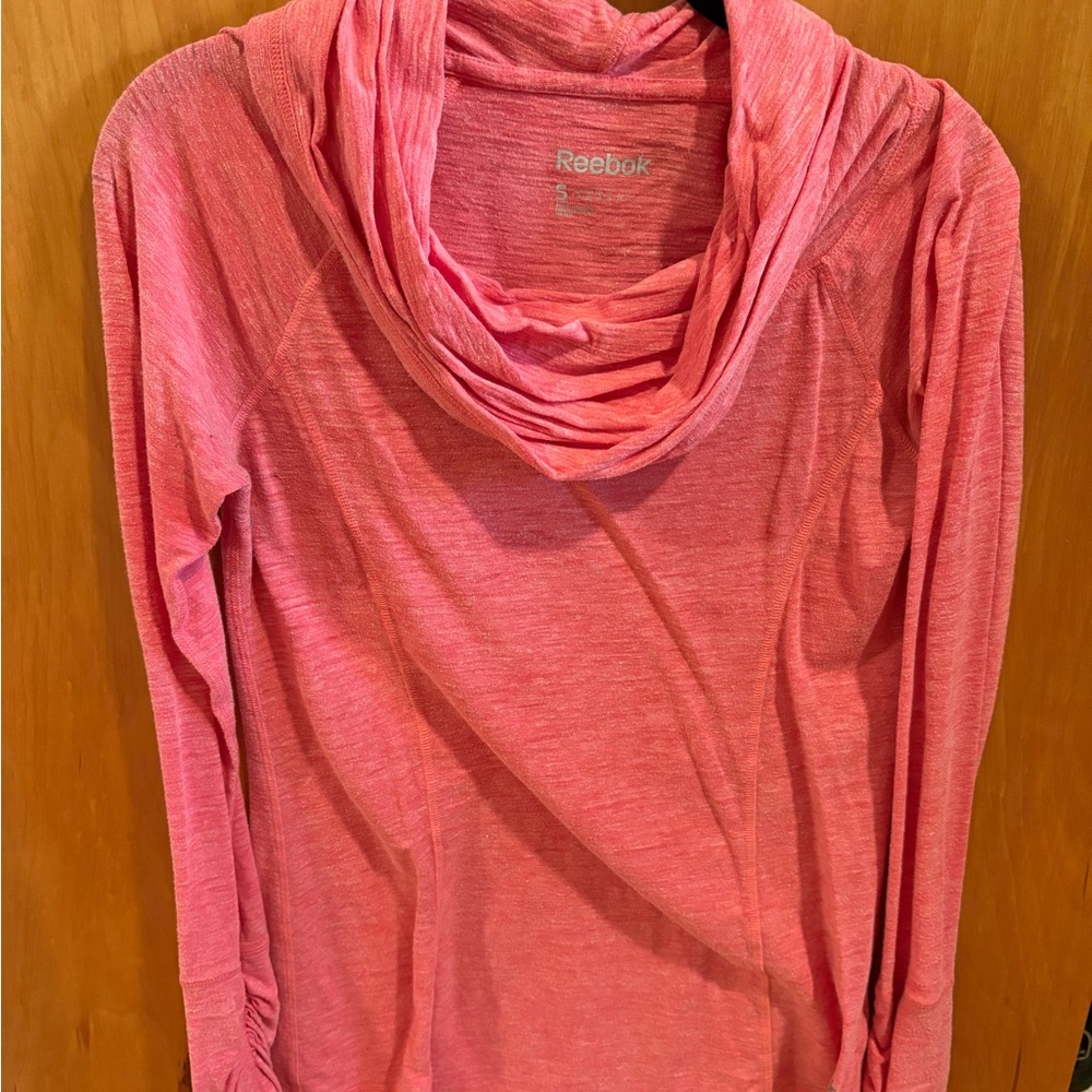 Reebok Rose Long Sleeve Cowl Neck Top